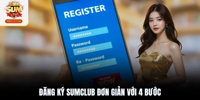 Đăng ký SUMCLUB đơn giản với 4 bước