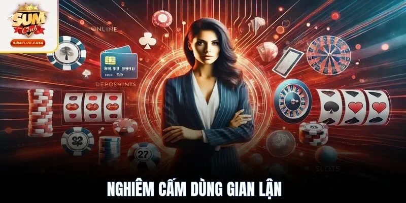 Nghiêm cấm dùng gian lận